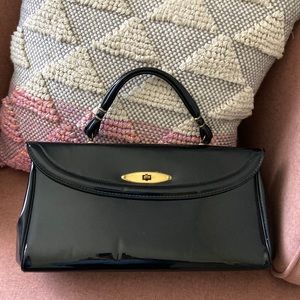 Vintage Black Patent purse.